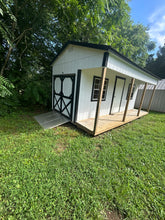 Load image into Gallery viewer, 12x20 White Utility Cabin