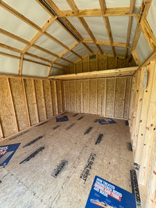 12x16 Buckskin Mini Barn