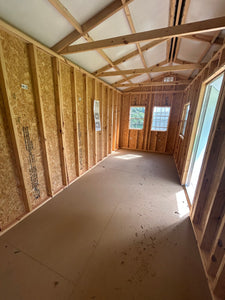 12x20 White Utility Cabin