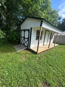 12x20 White Utility Cabin
