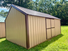 Load image into Gallery viewer, 12x20 Tan Utility Shed
