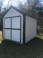 Load image into Gallery viewer, 8x10 White Utility Shed
