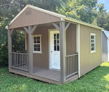Load image into Gallery viewer, 12x16 Pine Bark Cabin
