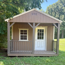 Load image into Gallery viewer, 12x16 Pine Bark Cabin
