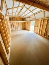 Load image into Gallery viewer, 12x24 double lofted barn
